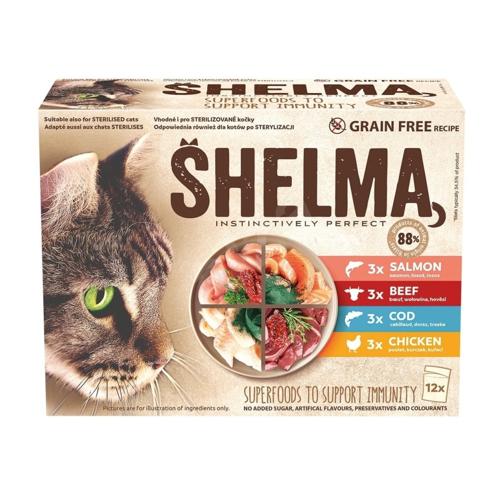 Kapsičky pro kočku Shelma